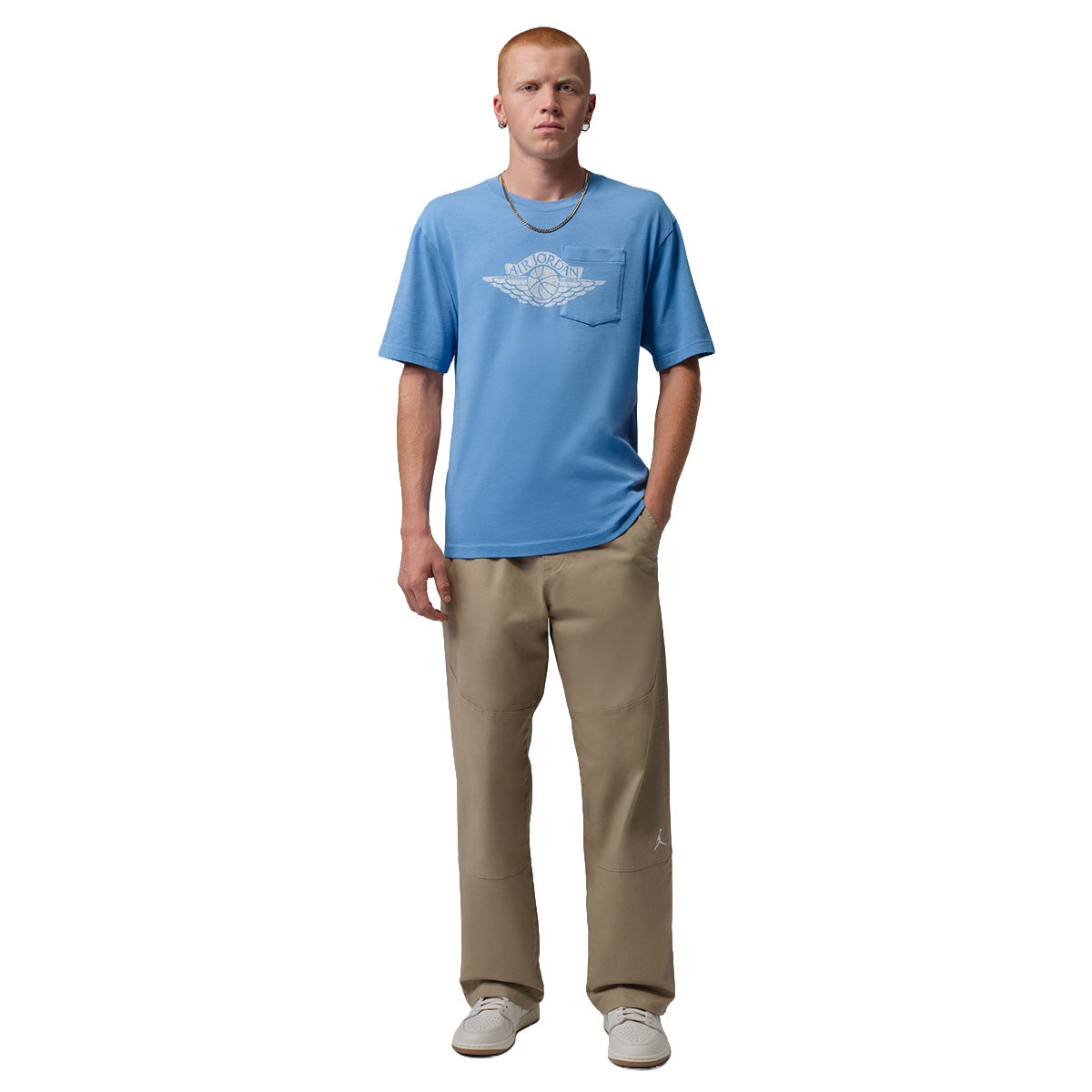 Flight Essentials Men's Pocket T-shirt 'BLUE BEYOND/SAIL'