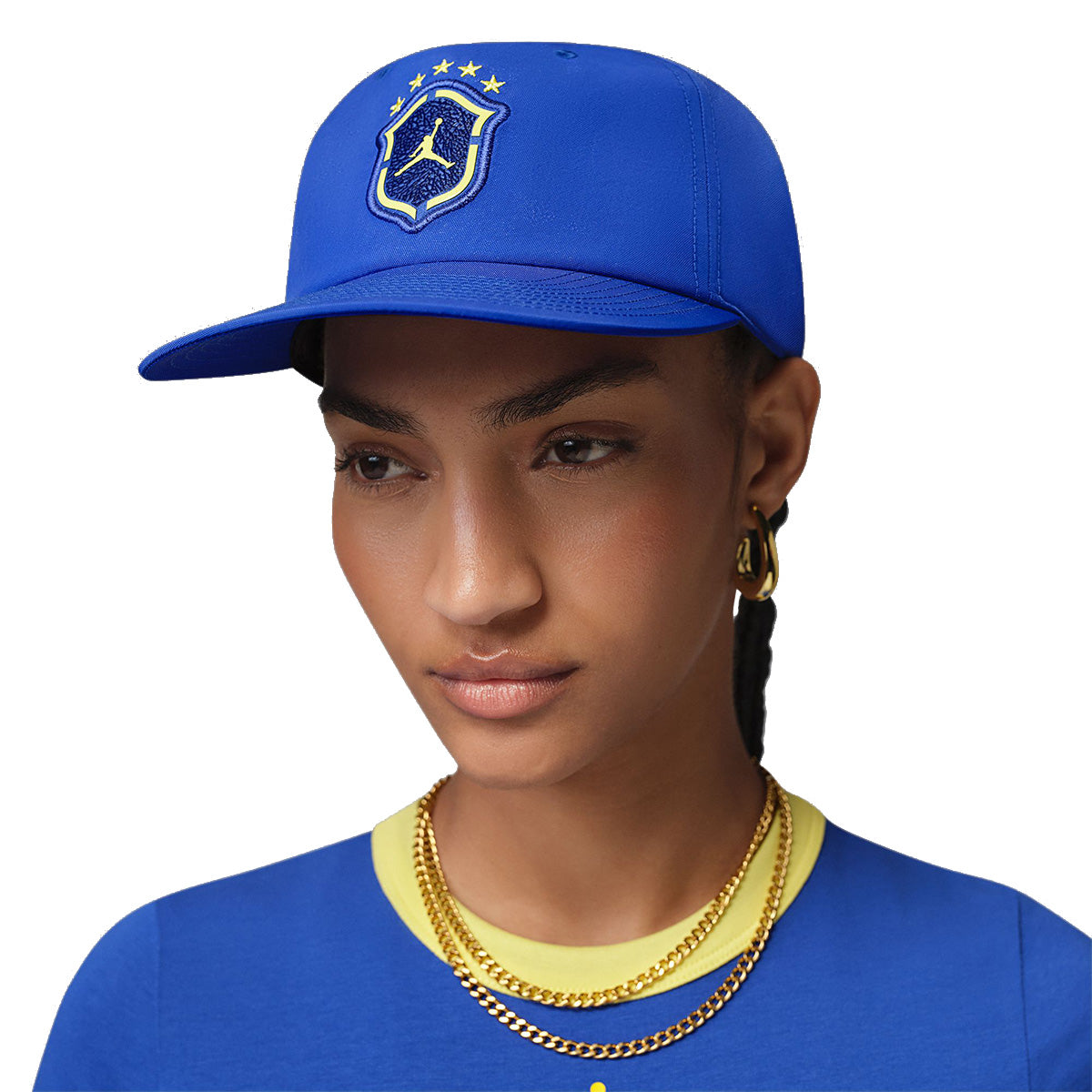 Jordan Pro Brasil P6 Cap 'OLD ROYAL/YELLOW PULSE'
