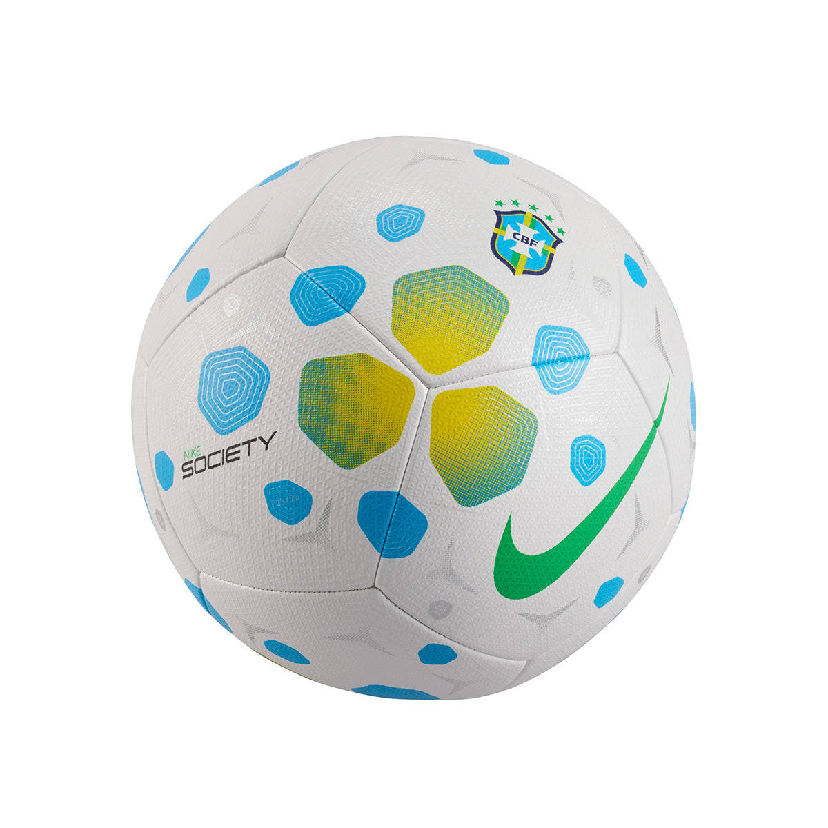 Brazil Society Soccer Ball 'WHITE/BLUE/GREEN'