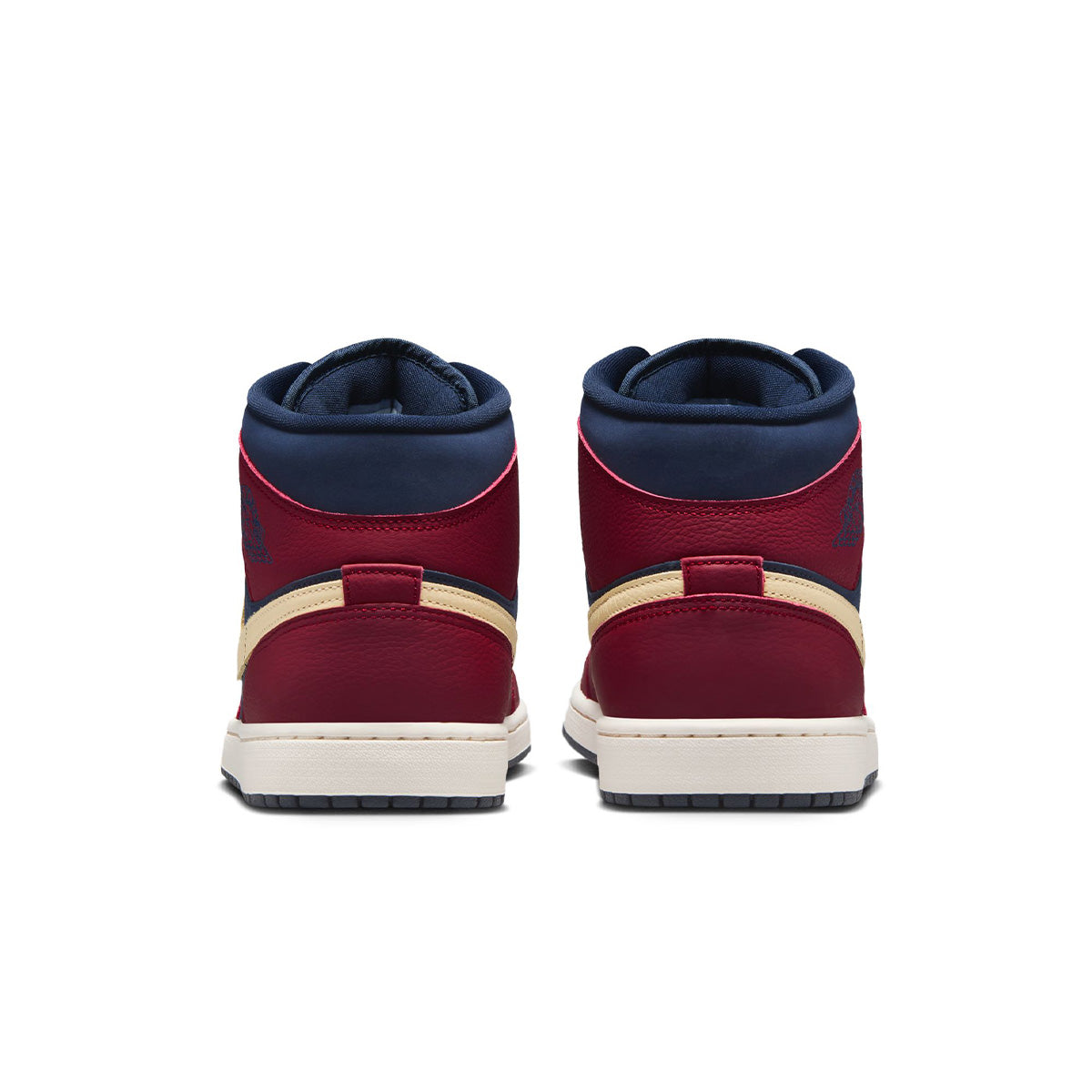 AIR JORDAN 1 MID SE 'TEAM RED/OBSIDIAN-PALE VANILLA'