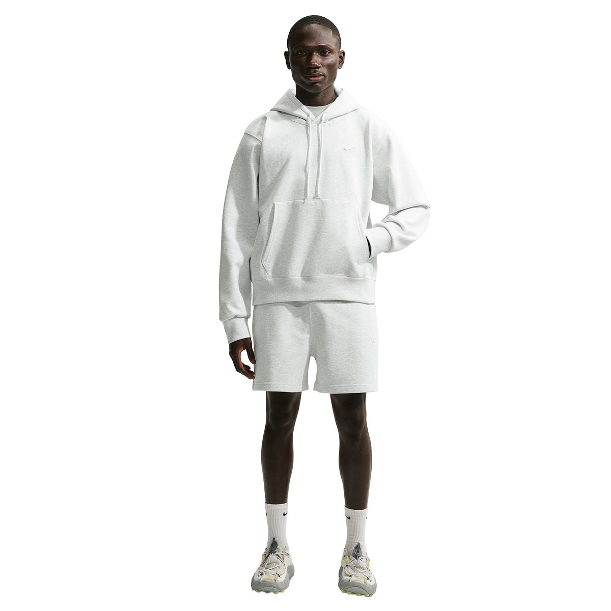 Energy Fleece Hoodie 'BIRCH HEATHER'
