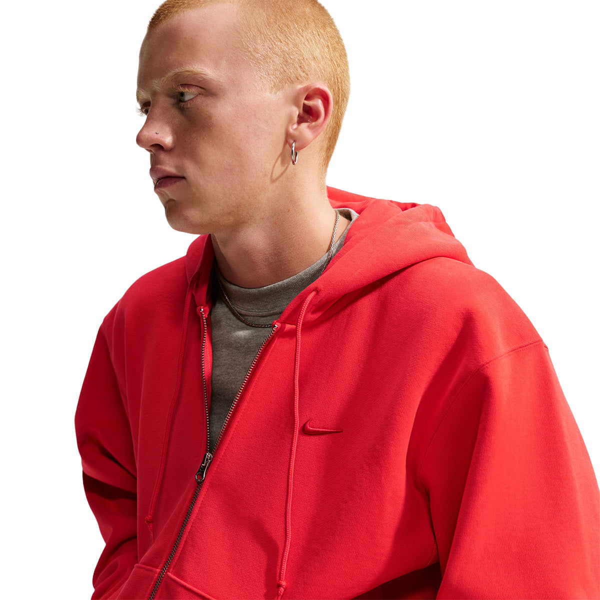 Energy Full zip hoodie 'LT CRIMSON'