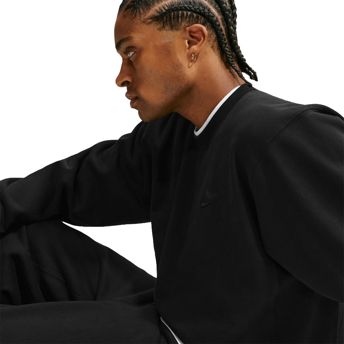 Energy Fleece Crew-Neck Sweatshirt 'Black'