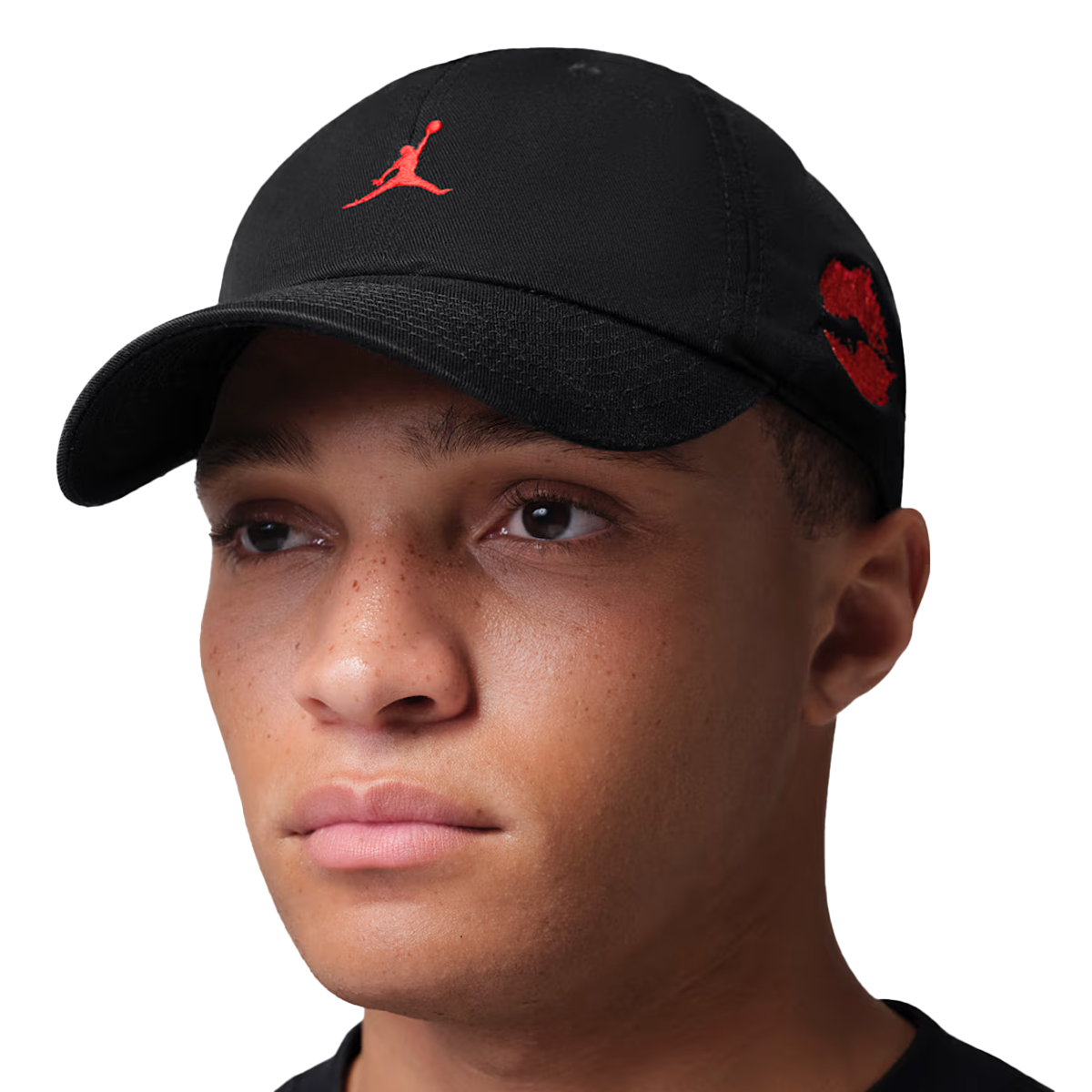 Jordan Club Unstructured Cap 'Black/Chile Red'