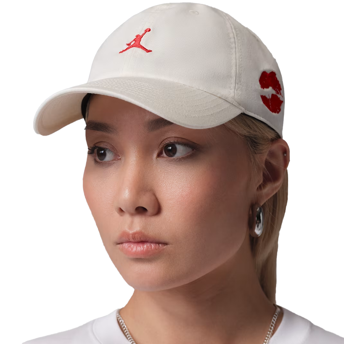 Jordan Club Unstructured Cap 'Sail/Chile Red'