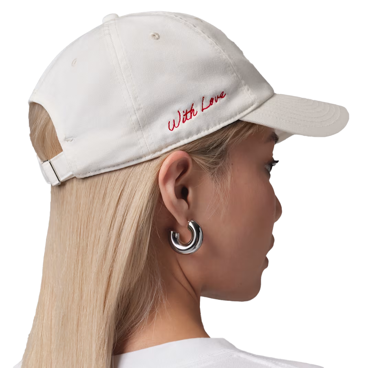 Jordan Club Unstructured Cap 'Sail/Chile Red'