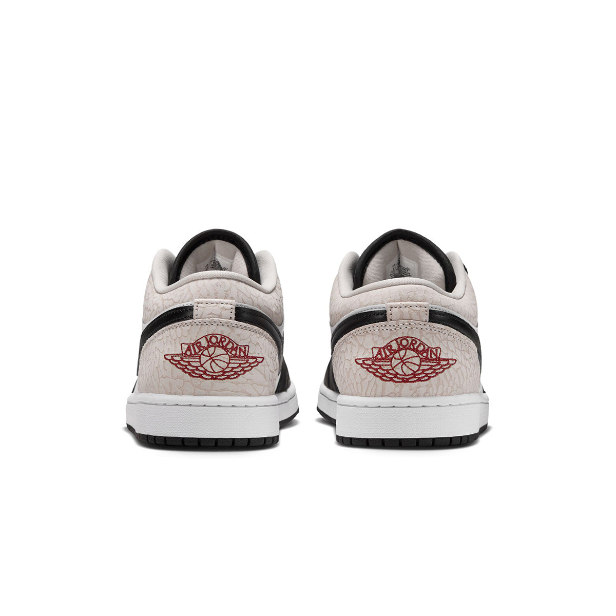 AIR JORDAN 1 LOW SE 'BLACK/TEAM RED-WHITE-LT OREWOOD BRN'