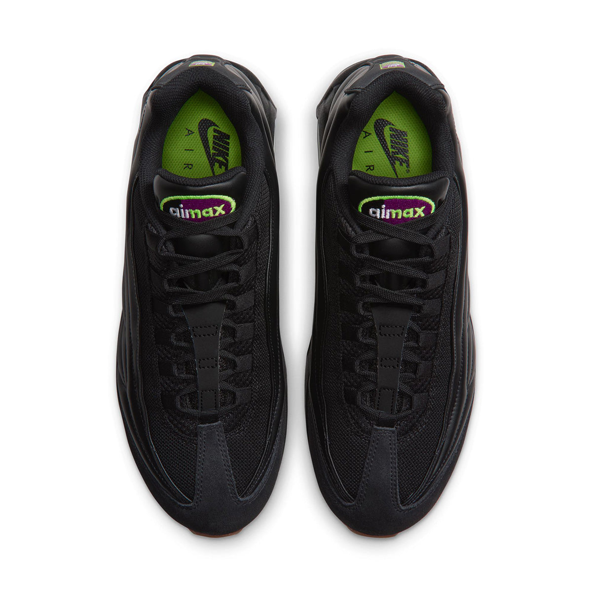 Air Max 95 Big Bubble Premium 'BLACK/WHITE/GUM MED BROWN/VOLT'