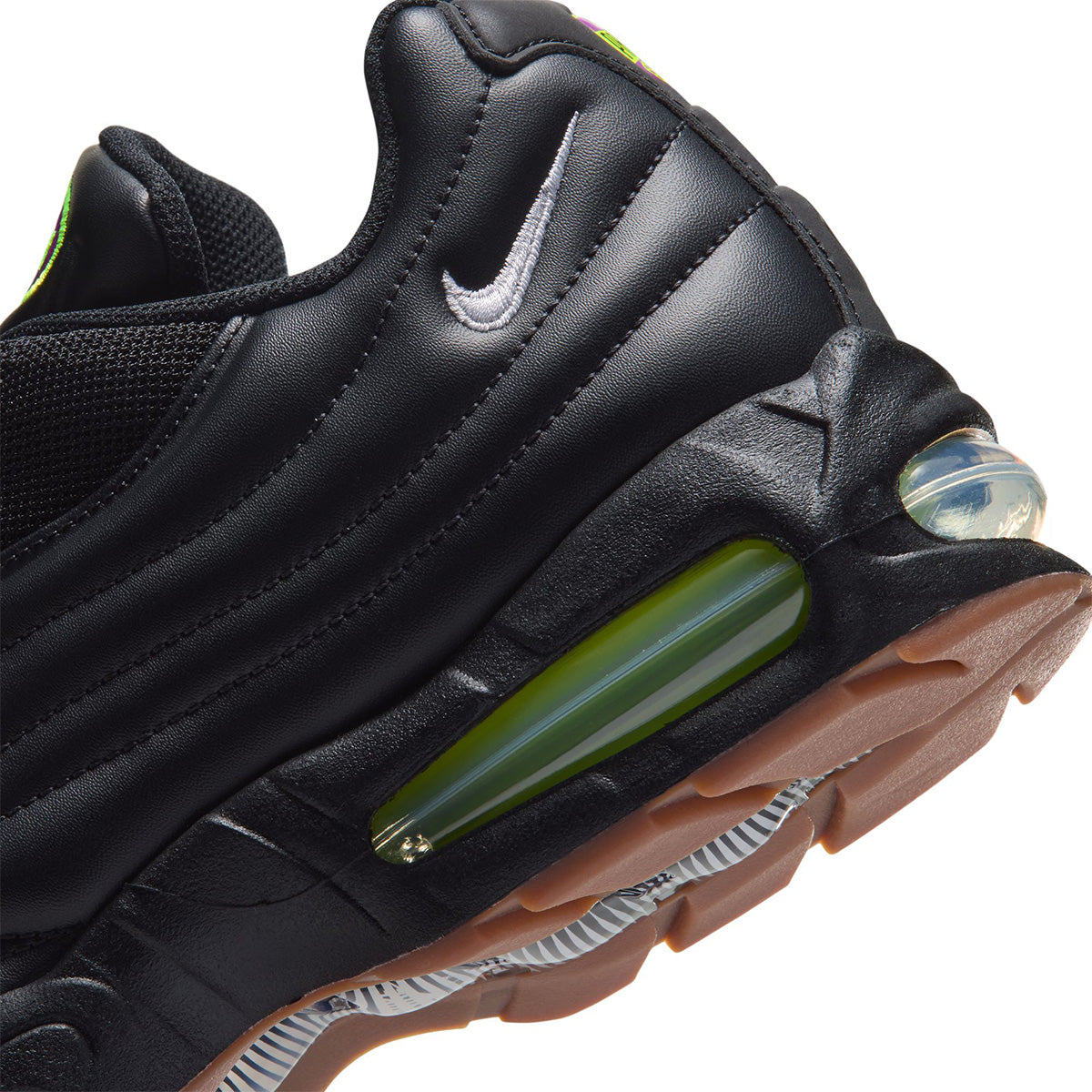 Air Max 95 Big Bubble Premium 'BLACK/WHITE/GUM MED BROWN/VOLT'