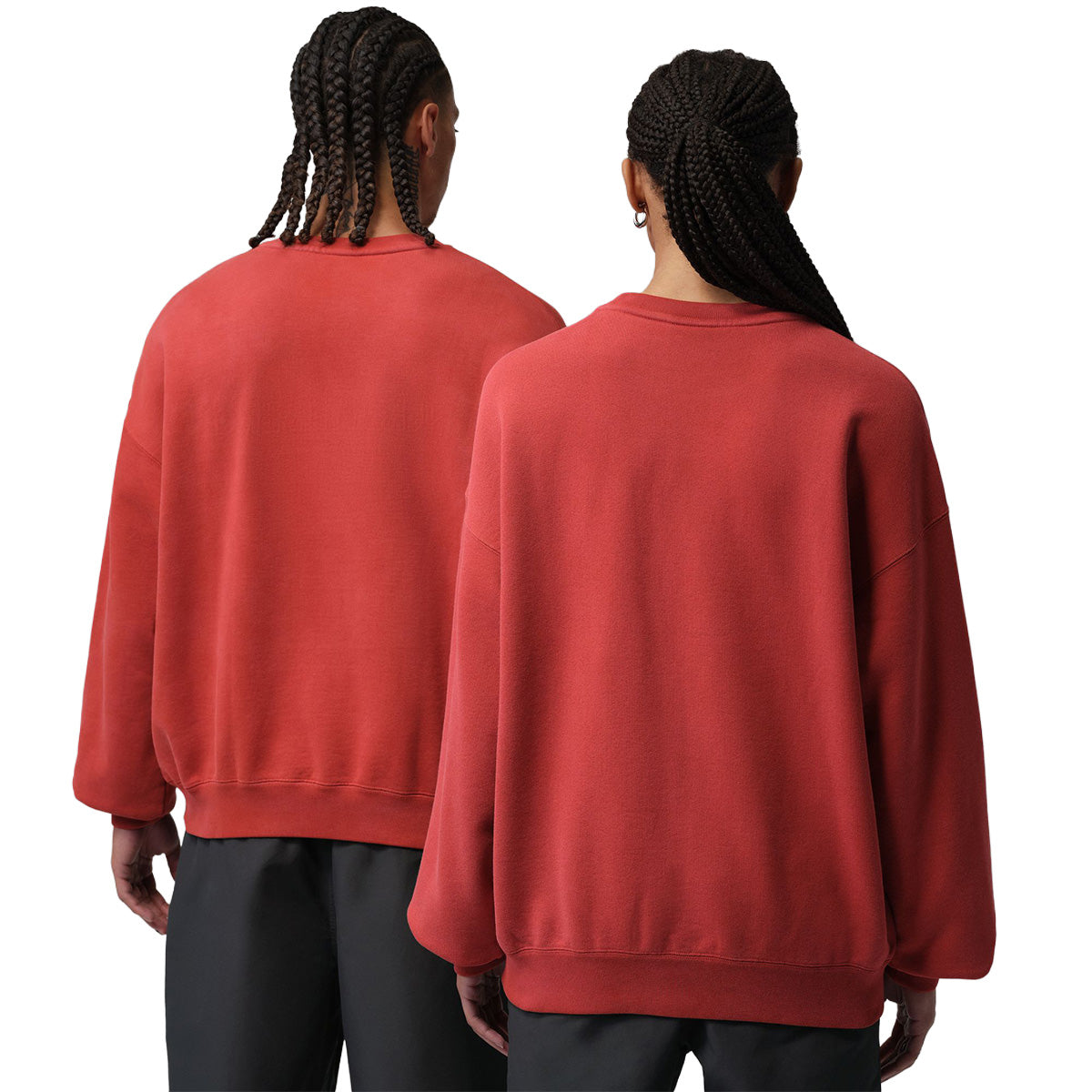 Jordan BIKE AIR + Nigel Sylvester Fleece Sweatshirt 'CINNABAR'