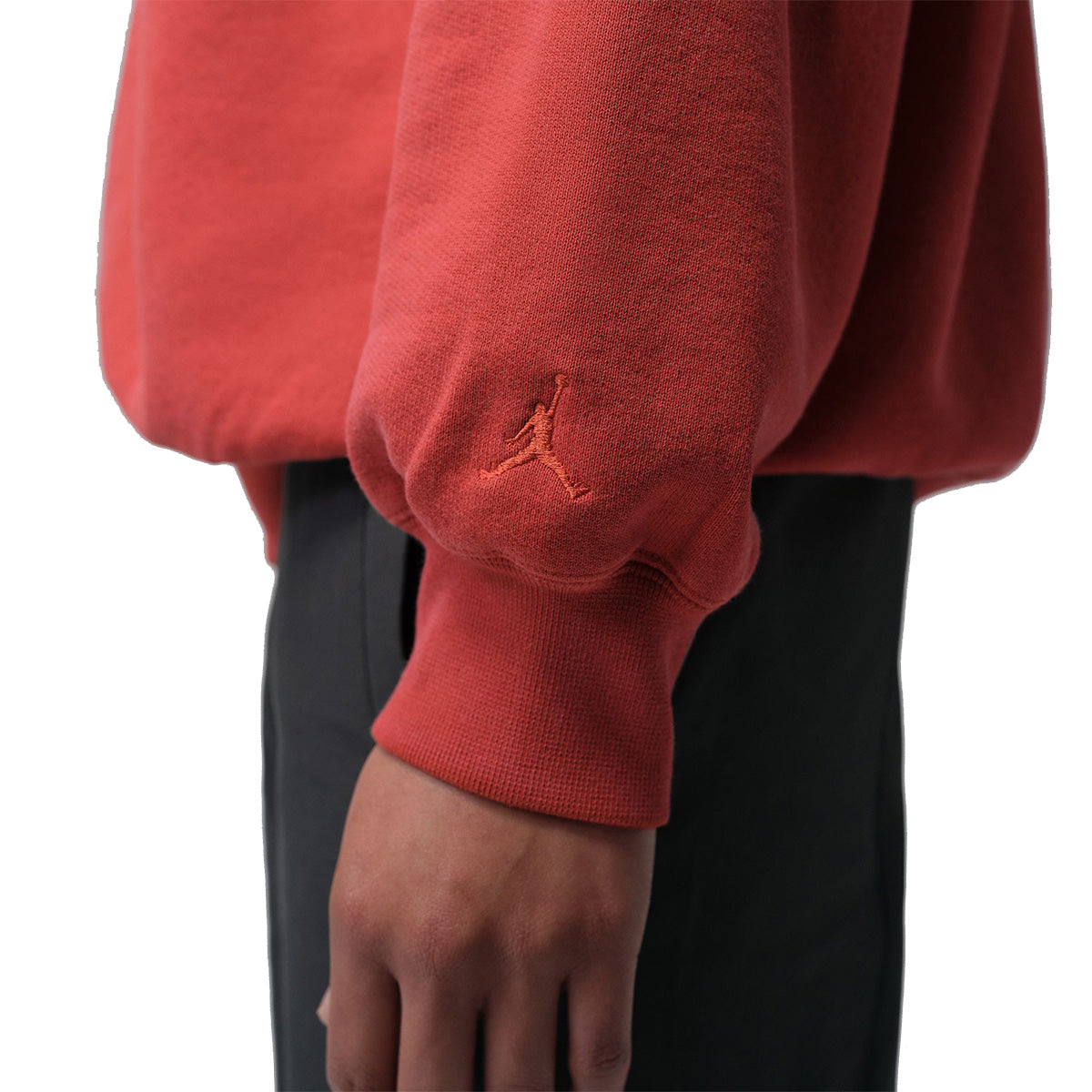 Jordan BIKE AIR + Nigel Sylvester Fleece Sweatshirt 'CINNABAR'