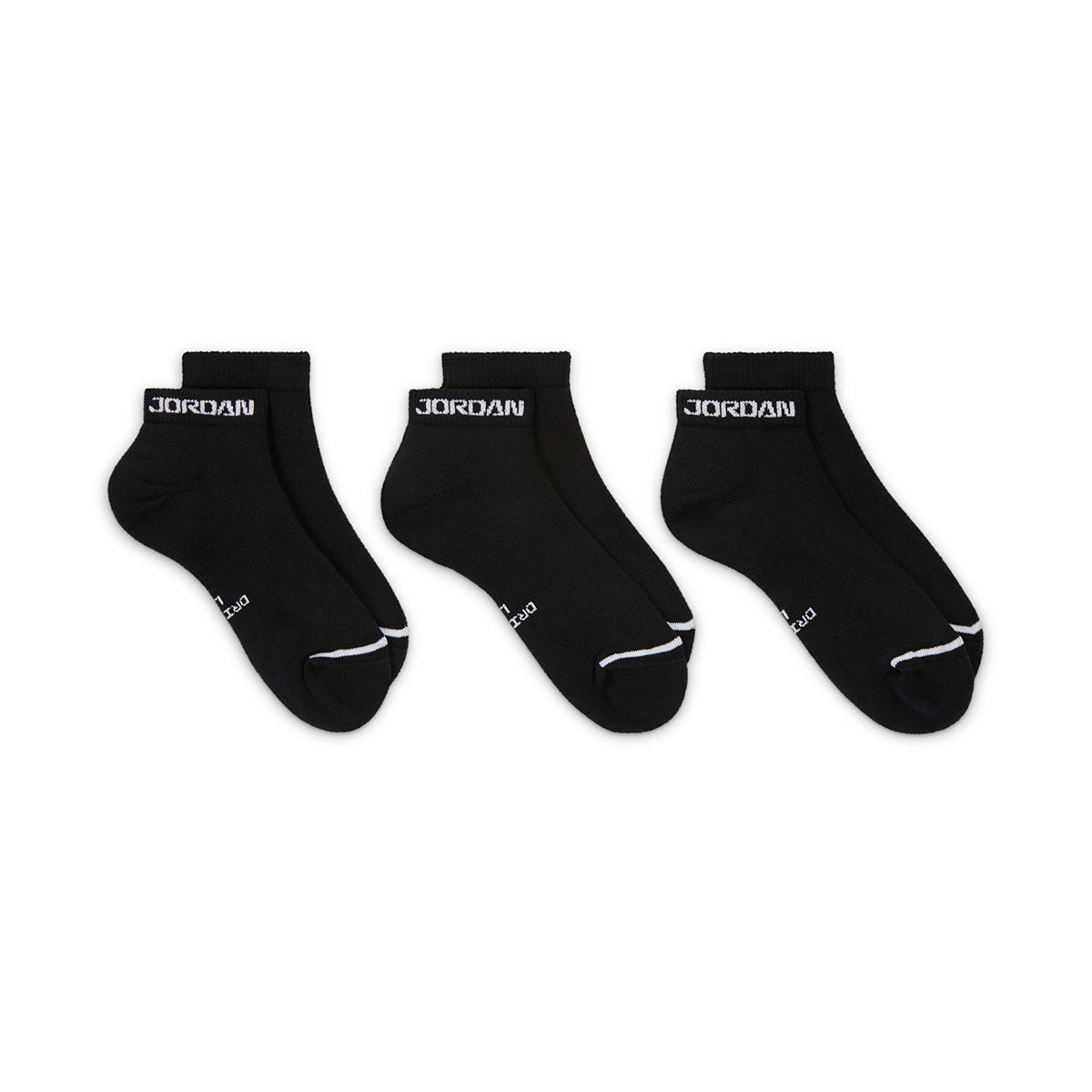 Everyday Elevated No-show Socks 3-Pair 'BLACK/WHITE'