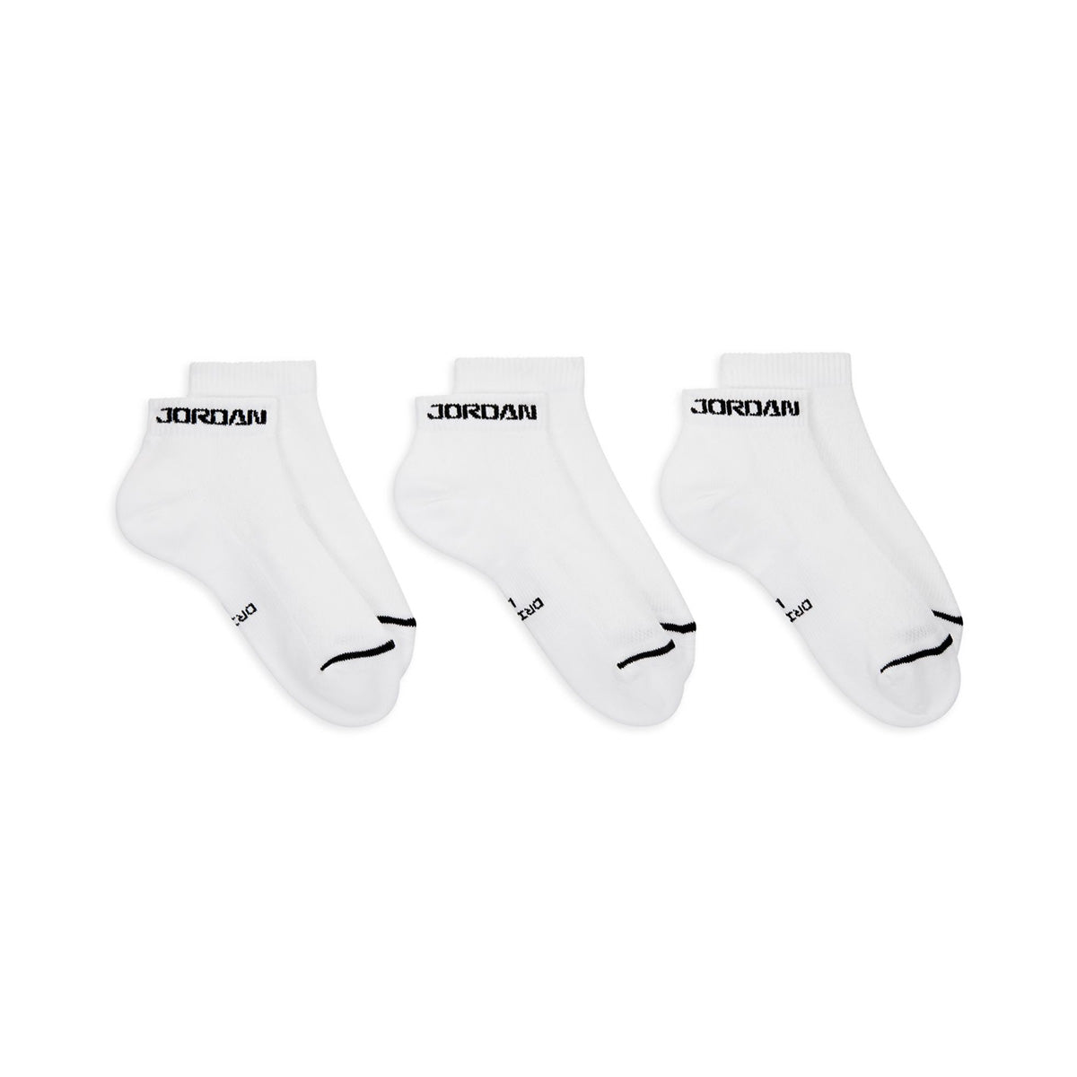 Everyday Elevated No-show Socks 3-Pair 'WHITE/BLACK'