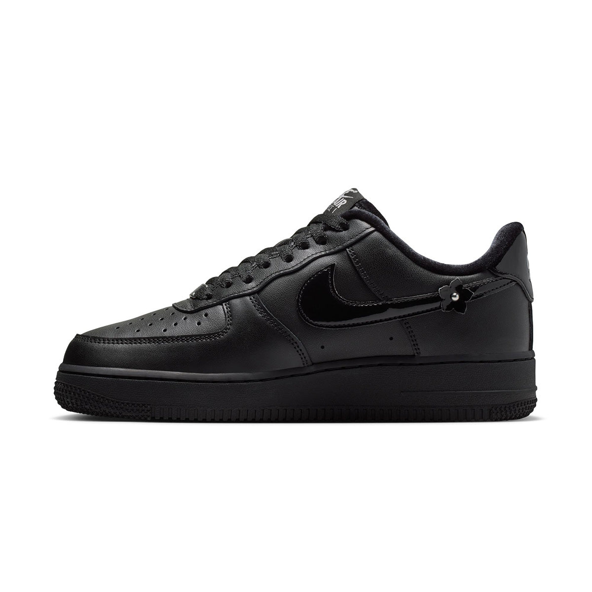 Wmns Air Force 1 '07 'BLACK/BLACK/OFF NOIR/METALLIC SILVER'