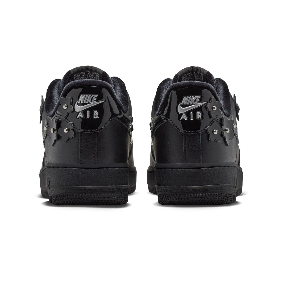 Wmns Air Force 1 '07 'BLACK/BLACK/OFF NOIR/METALLIC SILVER'