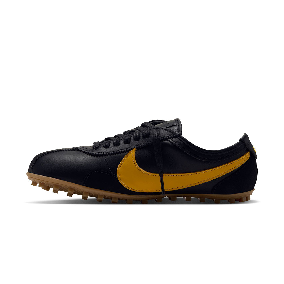 Wmns Moon Shoe OG Leather 'BLACK/YELLOW OCHRE/GUM LIGHT BROWN'