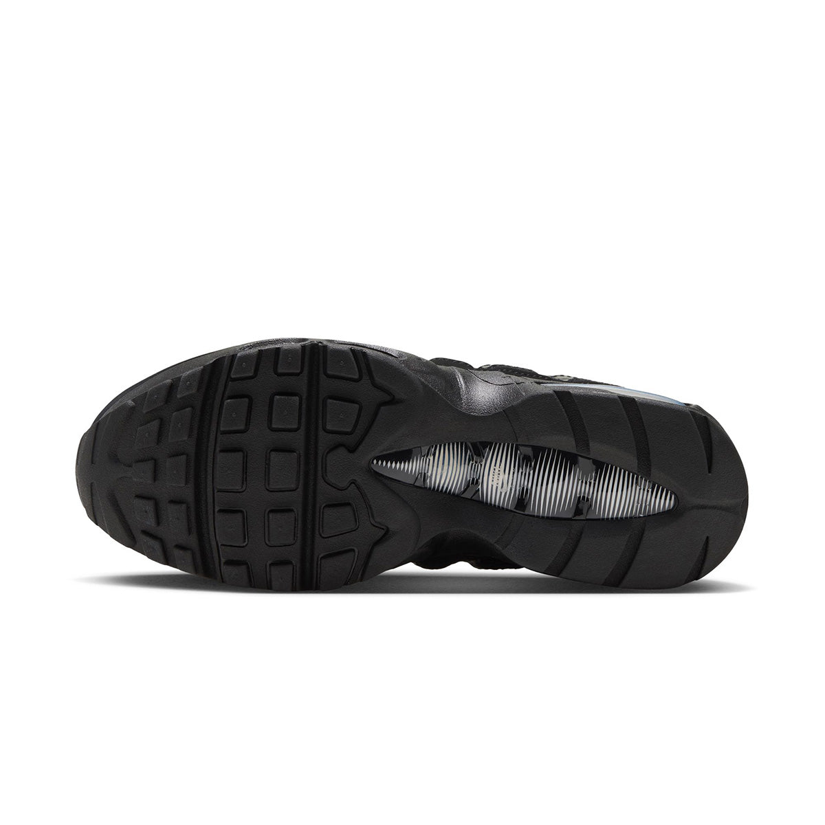 Wmns Air Max 95 Big Bubble SE 'BLACK/METALLIC SILVER/WHITE'