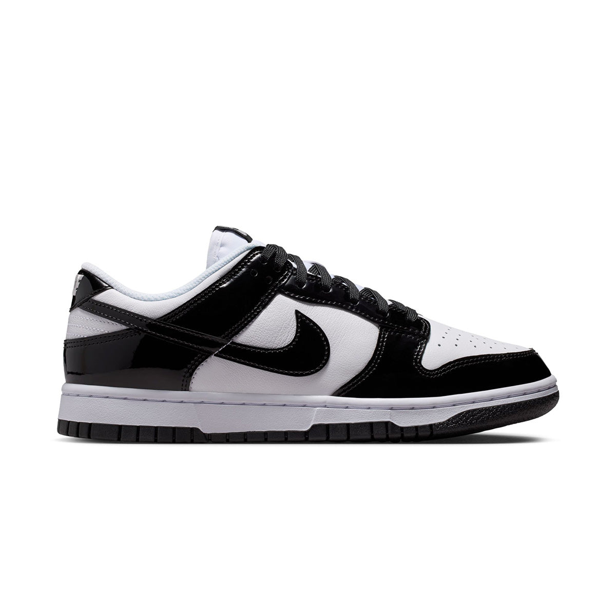 Dunk Low SE 'WHITE/BLACK/WHITE/METALLIC SILVER'
