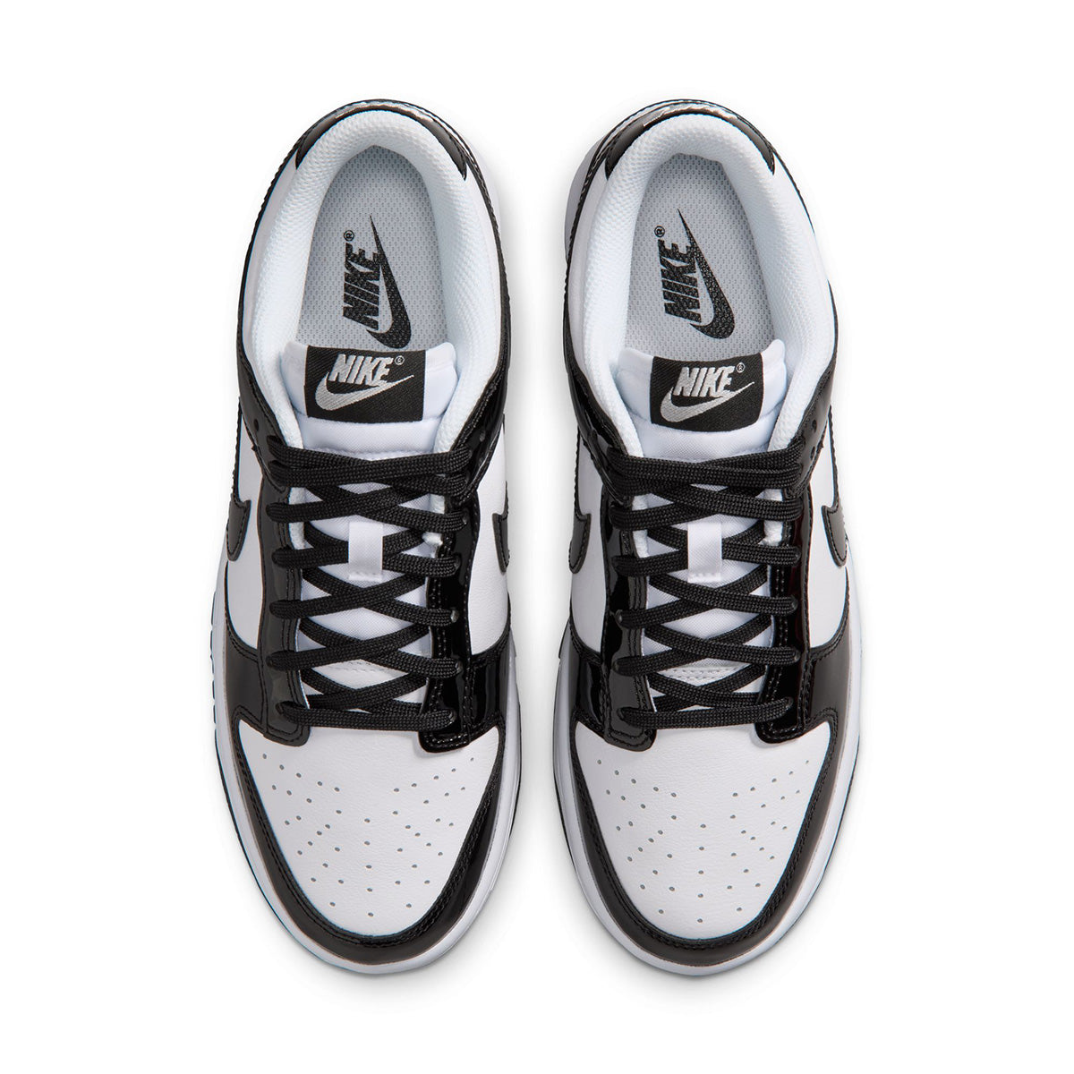 Dunk Low SE 'WHITE/BLACK/WHITE/METALLIC SILVER'