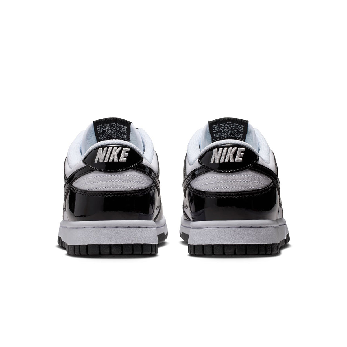 Dunk Low SE 'WHITE/BLACK/WHITE/METALLIC SILVER'