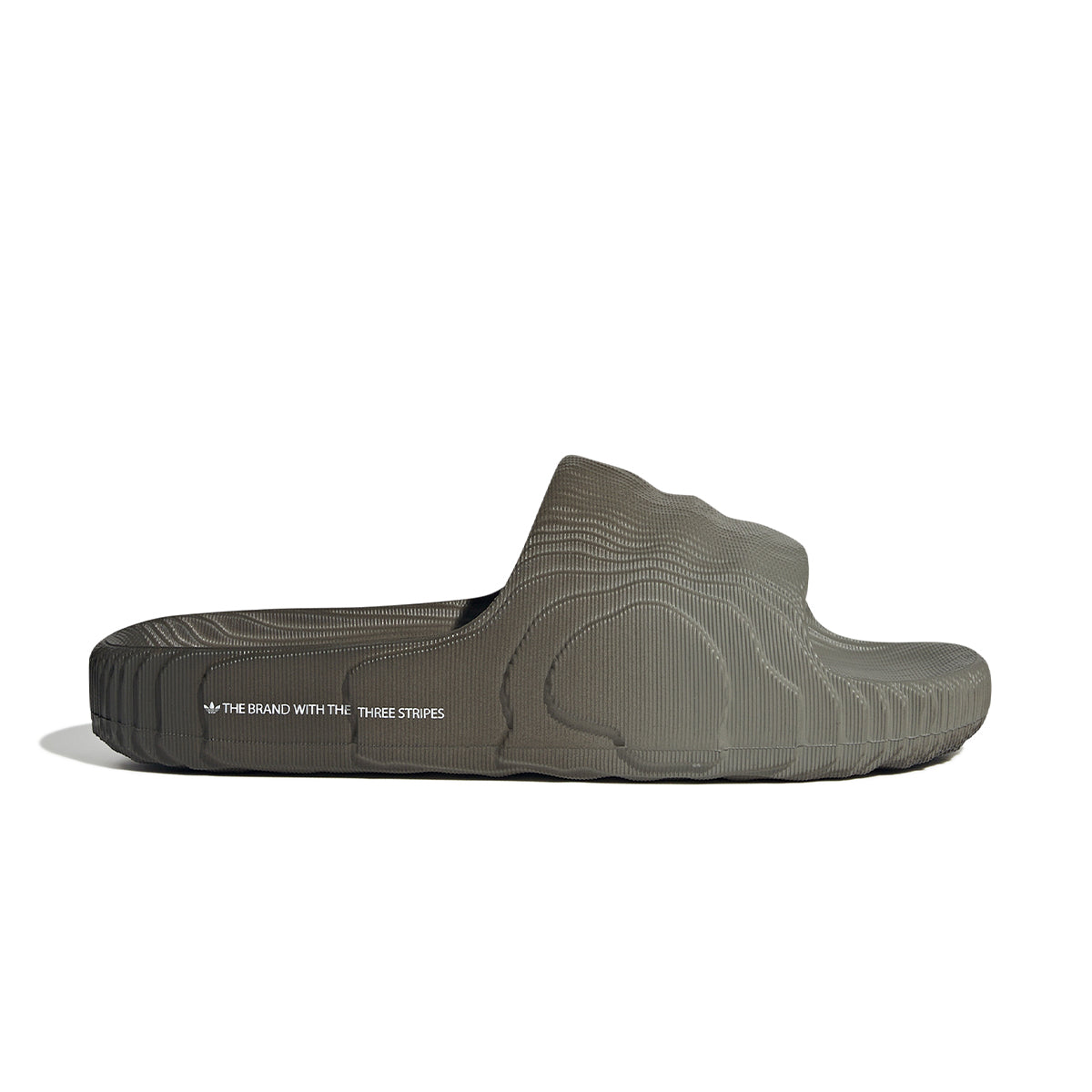 Adilette 22 Slides 'Silver Pebble/Shadow Olive/Off White'