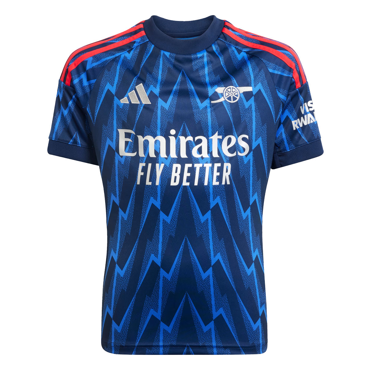 Arsenal 25/26 Away Kids Jersey 'Night Indigo / Grey Two'