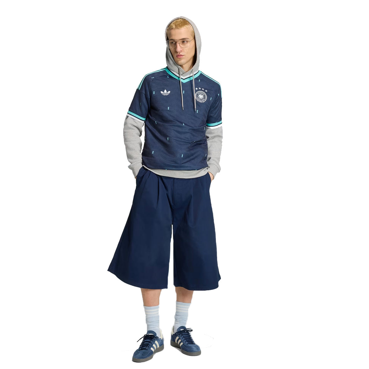 DFB A Short Sleeve Jersey 'Collegiate Navy'