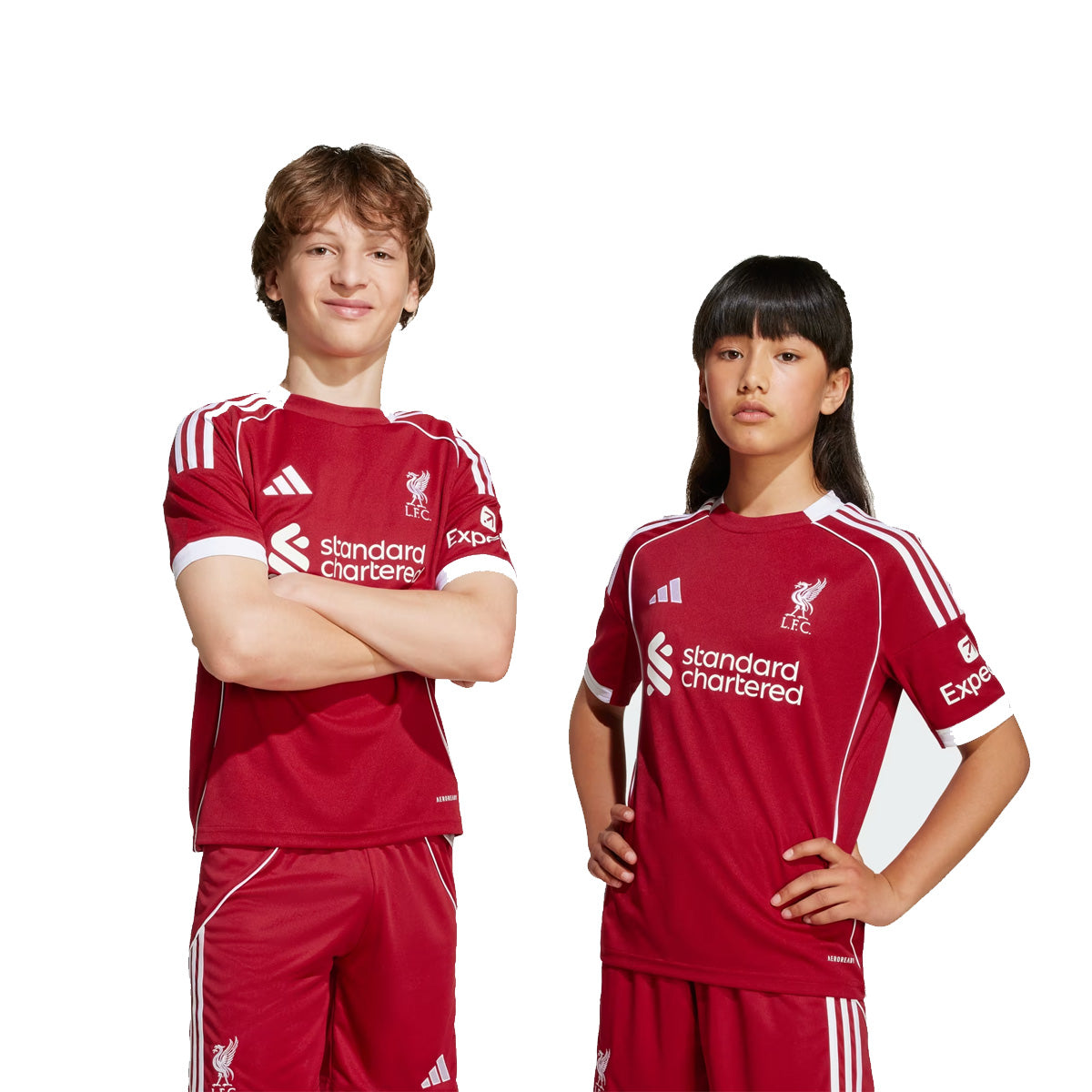 Liverpool FC 25/26 Home Kids Jersey 'Strawberry Red'