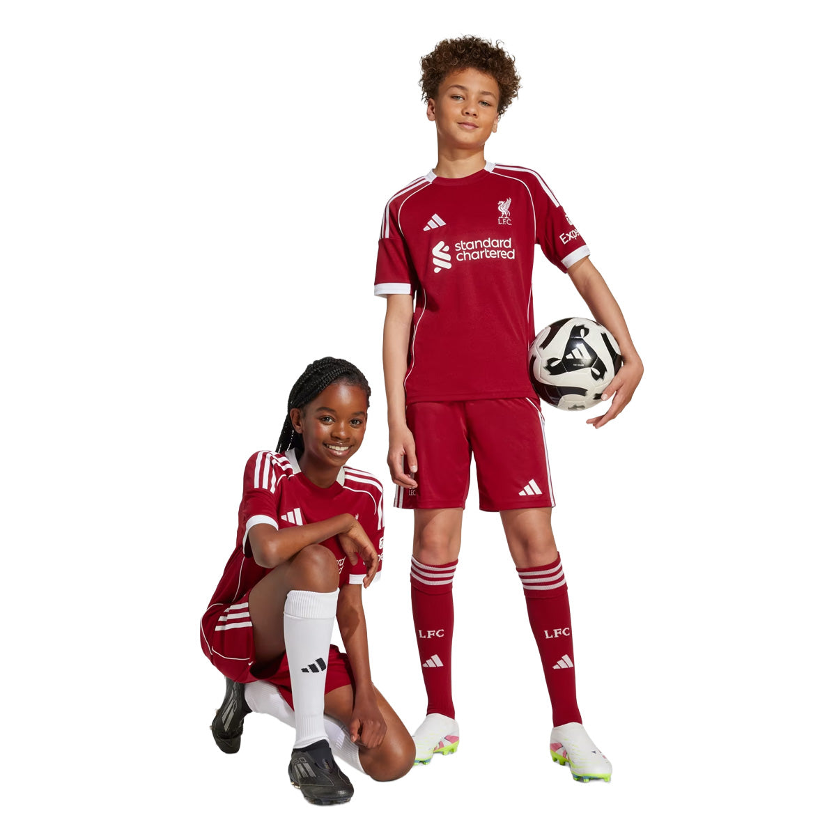 Liverpool FC 25/26 Home Kids Shorts