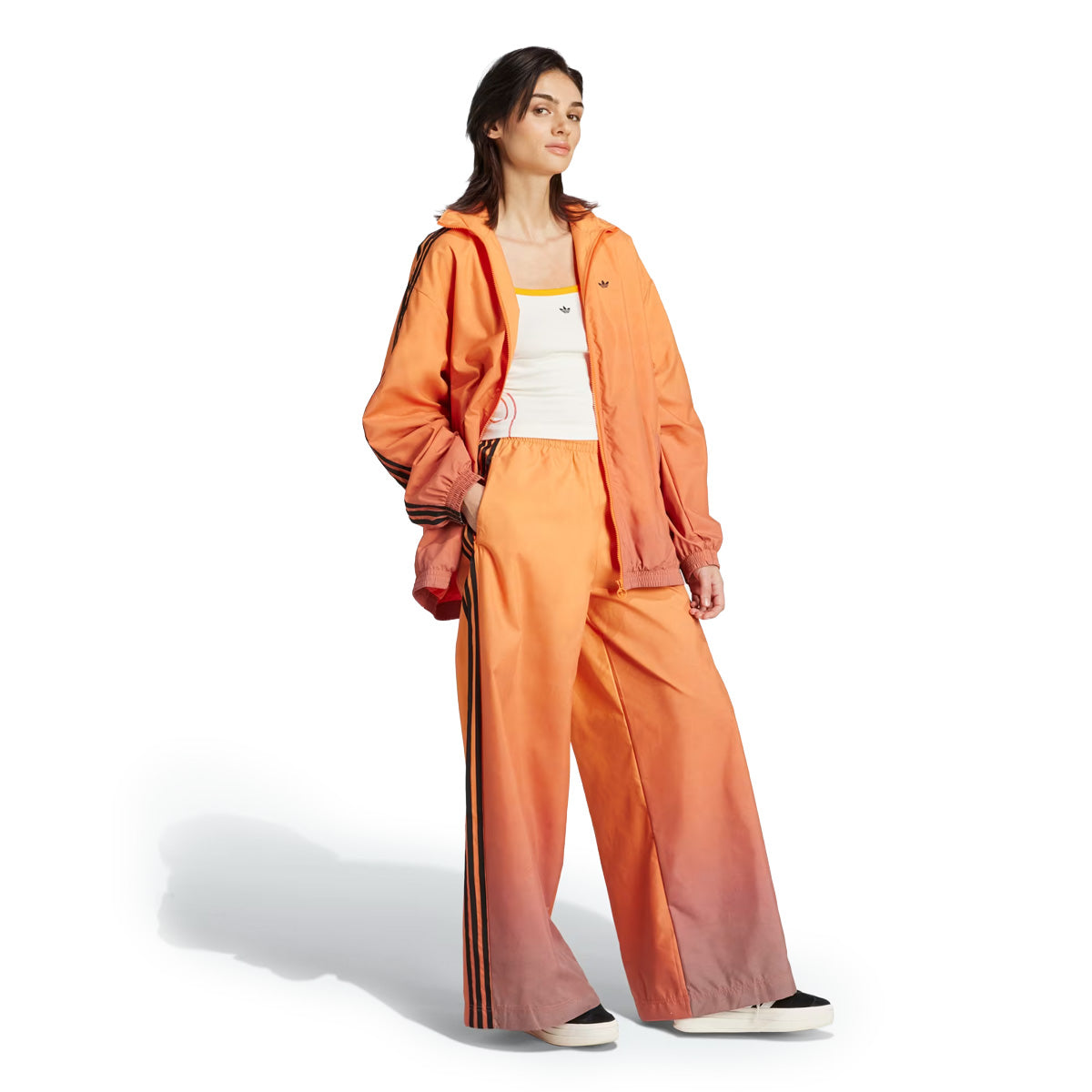 Gradient Firebird Oversized Track Pants 'Multicolor/Crew Orange'