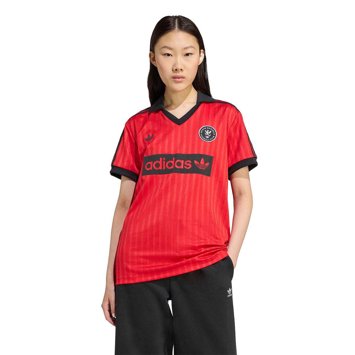 FOOTBALL TEE 'RED/BLACK'