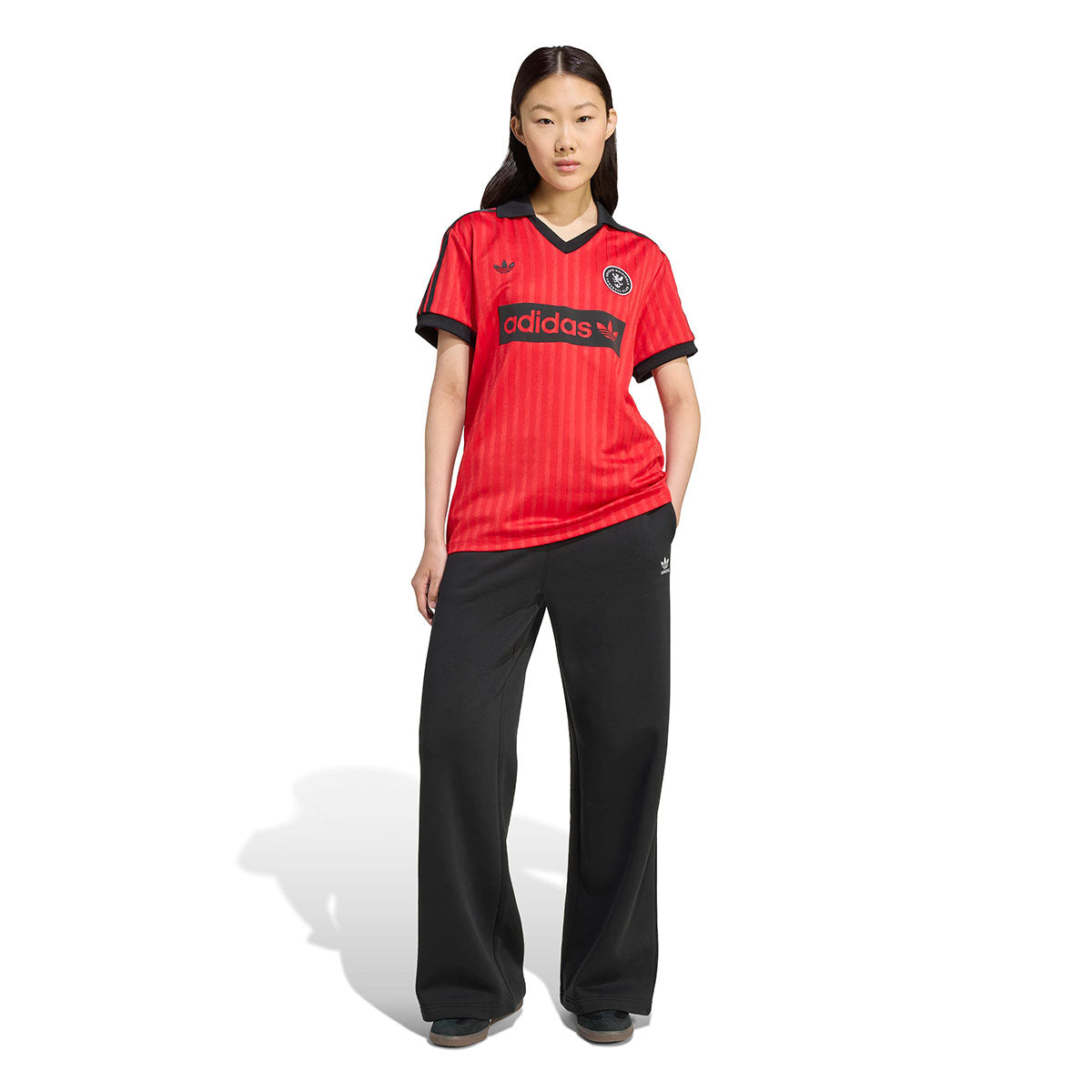 FOOTBALL TEE 'RED/BLACK'