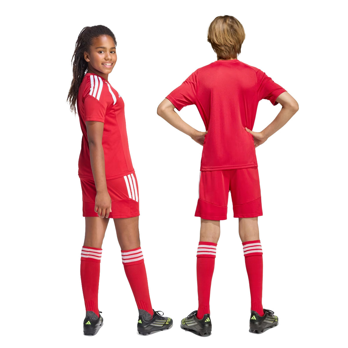 Tiro 26 League Kids Shorts 'Team Power Red 2 / White'