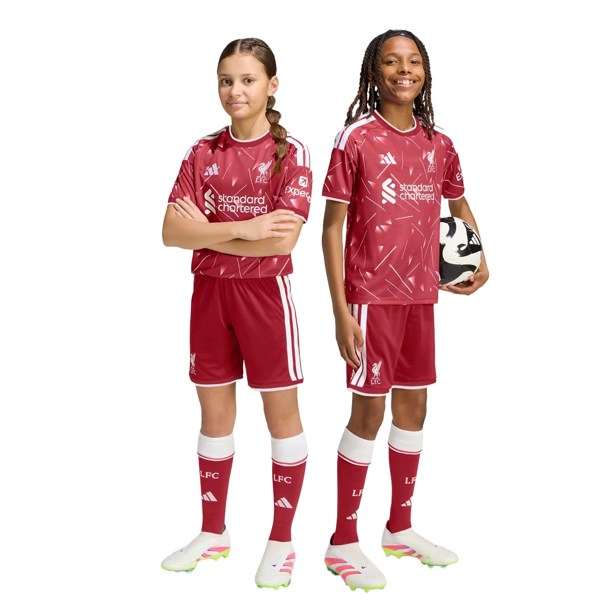 Liverpool FC 26/27 Home Shorts Kids 'Active Maroon'