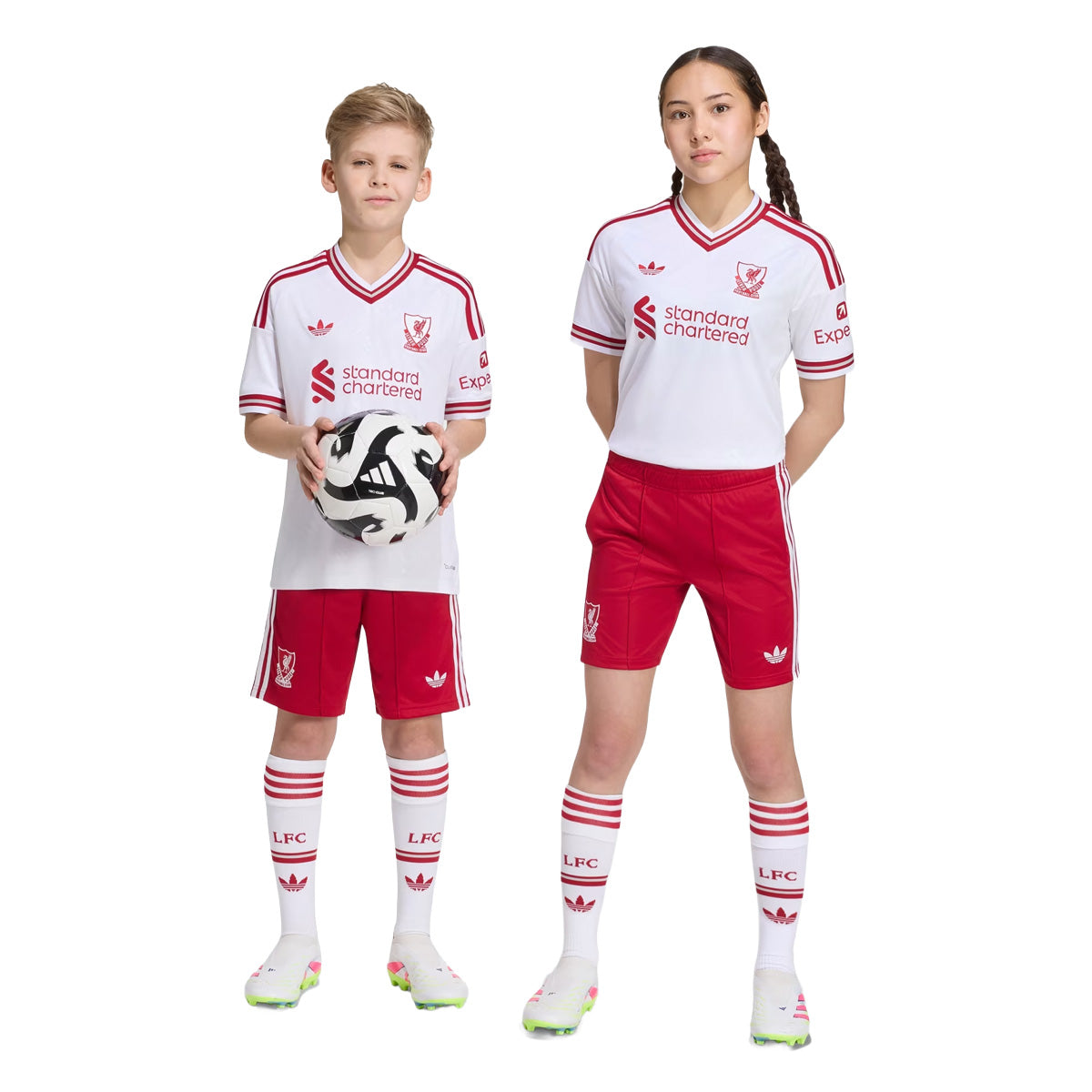 Liverpool FC 26/27 Away Short Kids 'Strawberry Red'