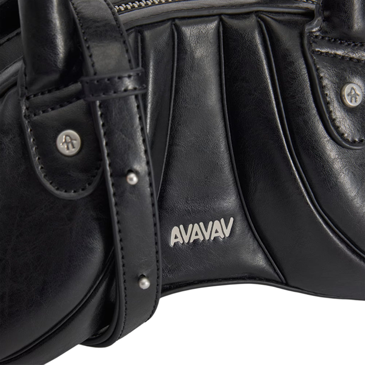 '+ AVAVAV PU SCULPT BAG 'BLACK'