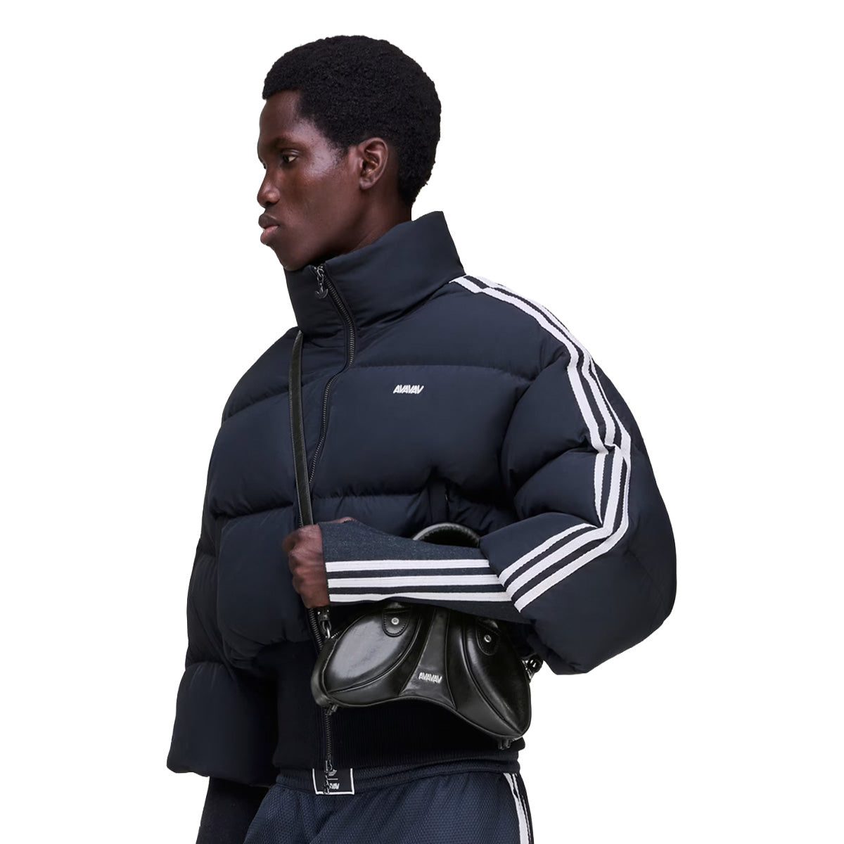 '+ AVAVAV PU SCULPT BAG 'BLACK'