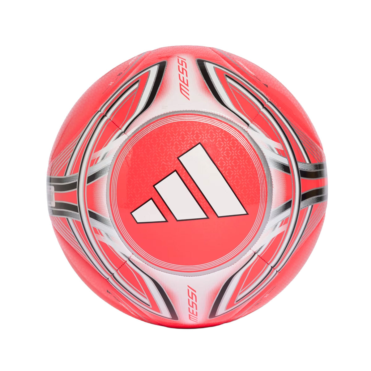 Messi Club Ball 'Lucid Red / Black / White / Silver Metallic'