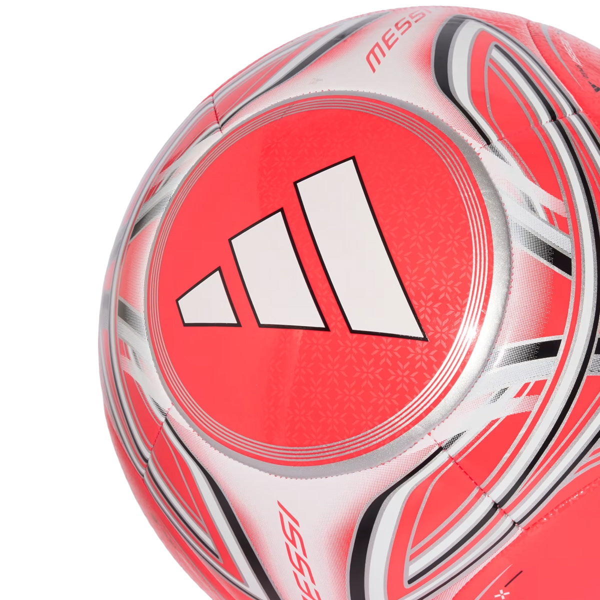 Messi Club Ball 'Lucid Red / Black / White / Silver Metallic'