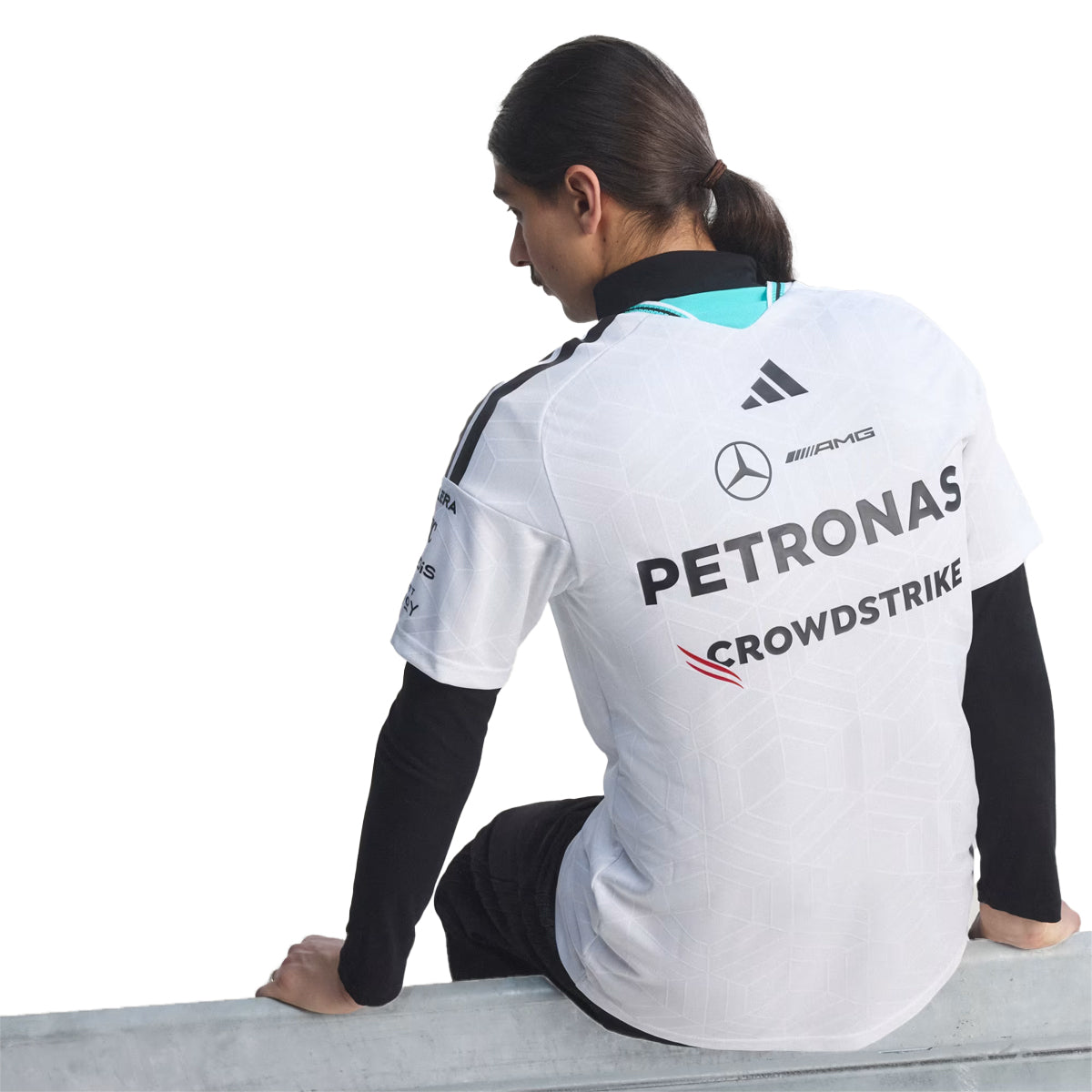 MERCEDES - AMG PETRONAS FORMULA 1 TEAM DRIVER JERSEY AUTHENTIC 'WHITE'