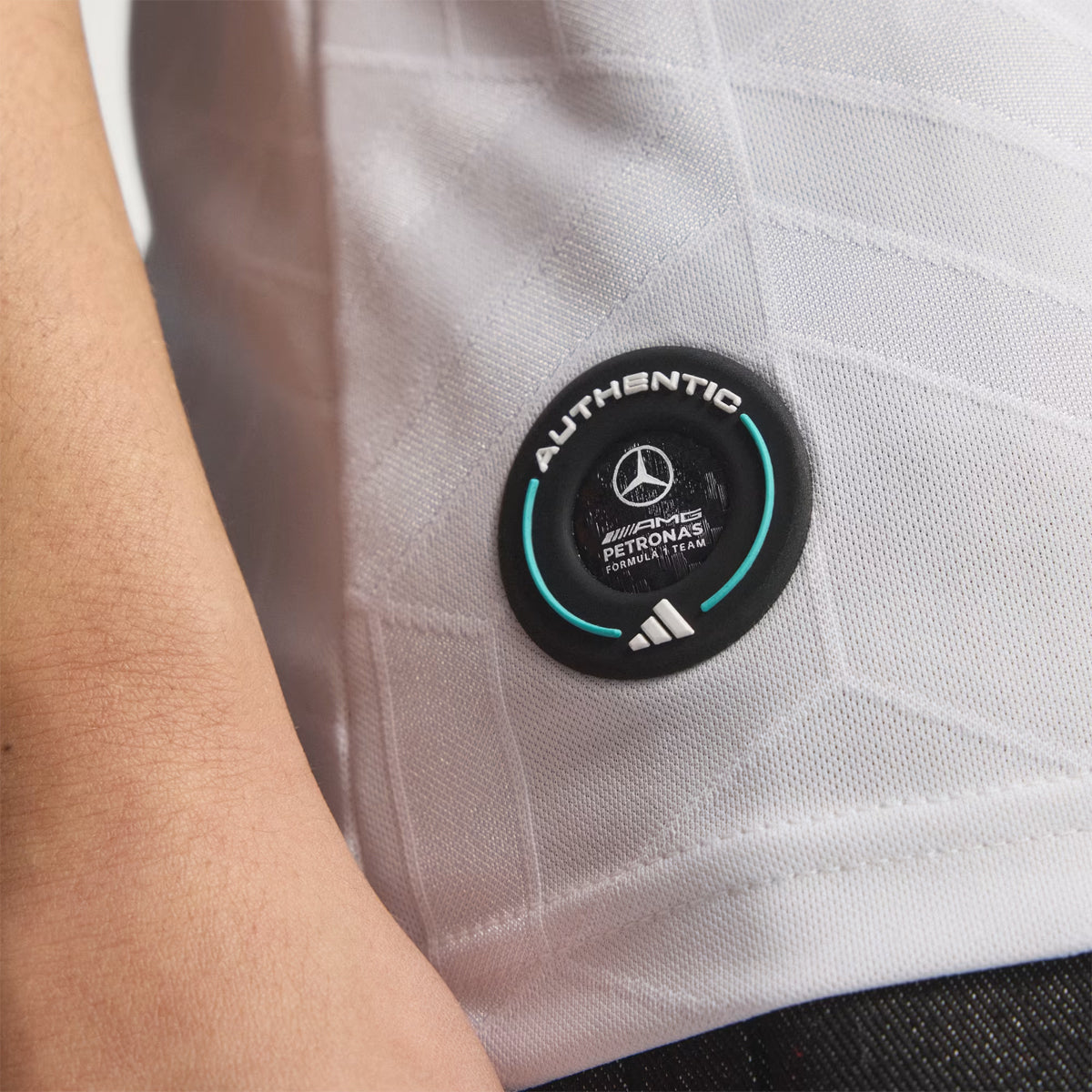 MERCEDES - AMG PETRONAS FORMULA 1 TEAM DRIVER JERSEY AUTHENTIC 'WHITE'