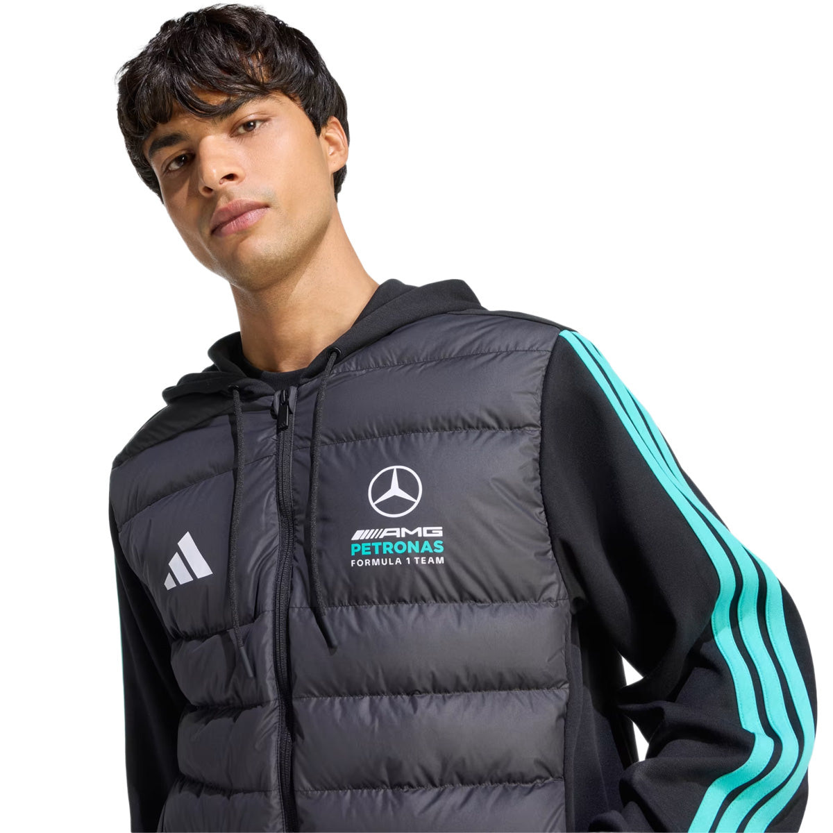 '+ MERCEDES - AMG PETRONAS FORMULA 1 TEAM DNA PUFFER JACKET