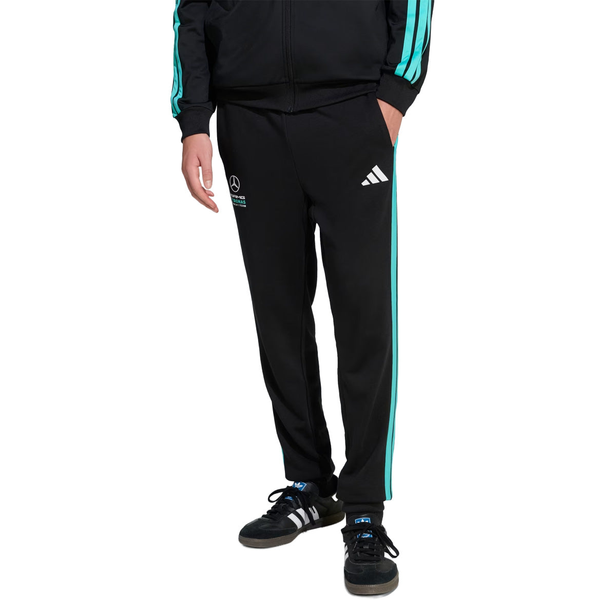 '+ MERCEDES - AMG PETRONAS FORMULA 1 TEAM DNA PANT 'Black / Semi Mint Rush'