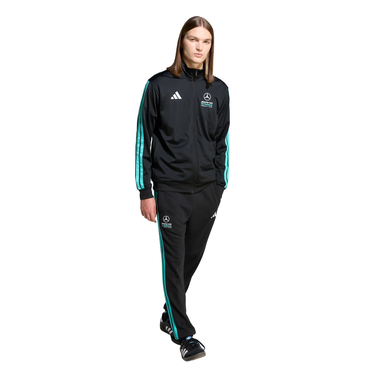'+ MERCEDES - AMG PETRONAS FORMULA 1 TEAM DNA PANT 'Black / Semi Mint Rush'