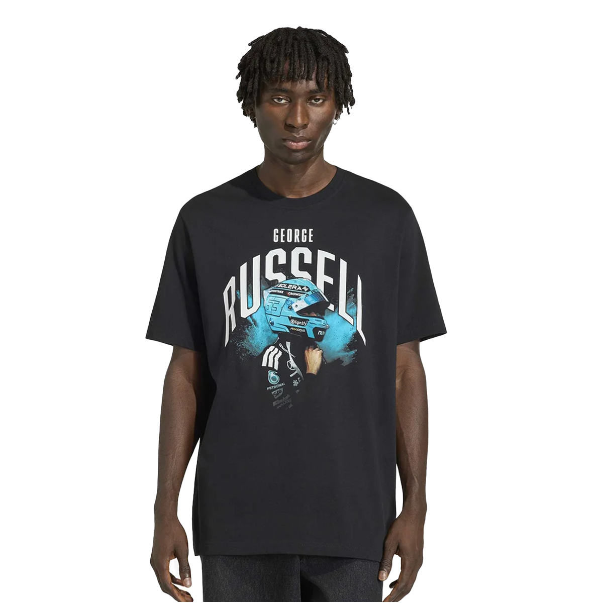 '+ MERCEDES - AMG PETRONAS FORMULA 1 TEAM GEORGE RUSSELL GRAPHIC TEE