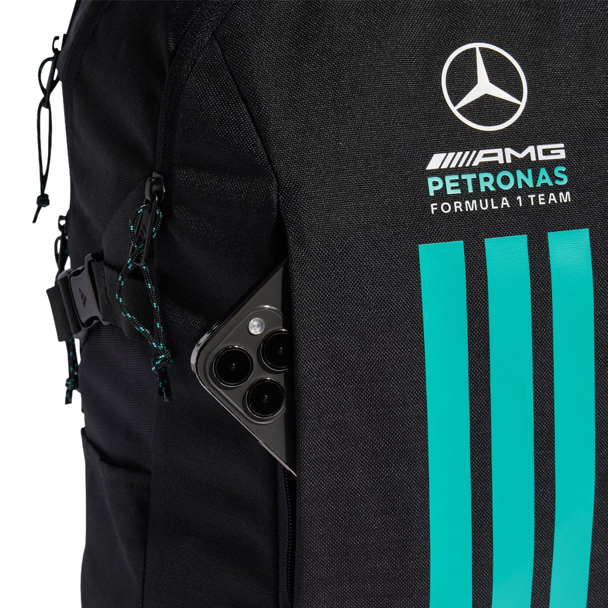 '+ MERCEDES - AMG PETRONAS FORMULA 1 DNA 3 STRIPES BACKPACK 'BLACK'
