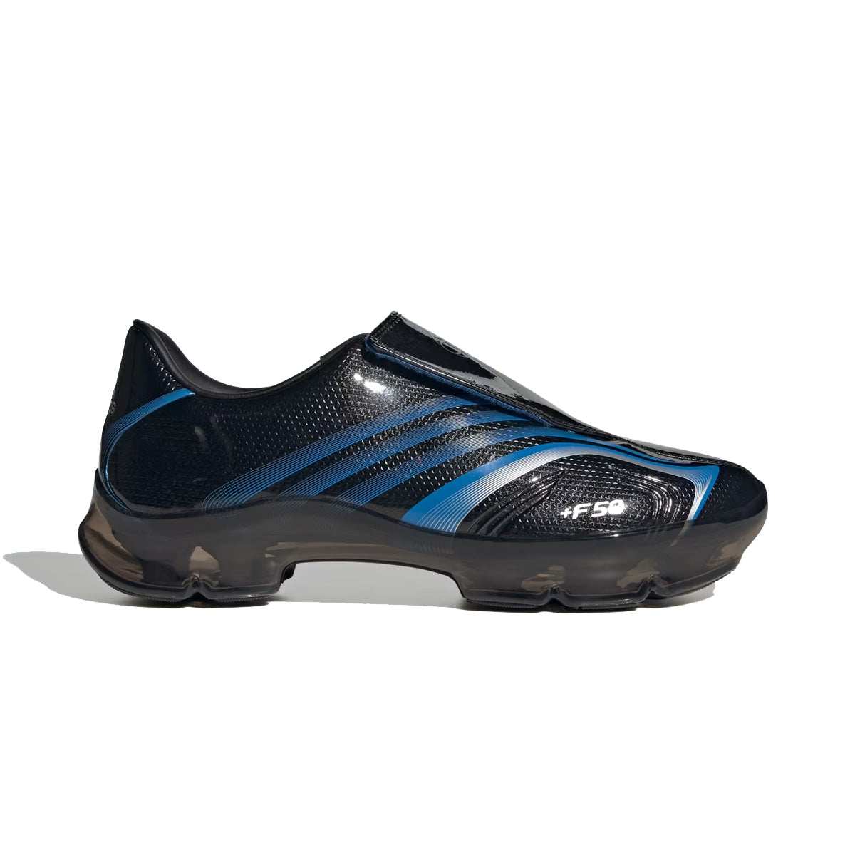 F50 Walkable Shoes 'Core Black / Lucid Ray Blue / Silver Metallic'