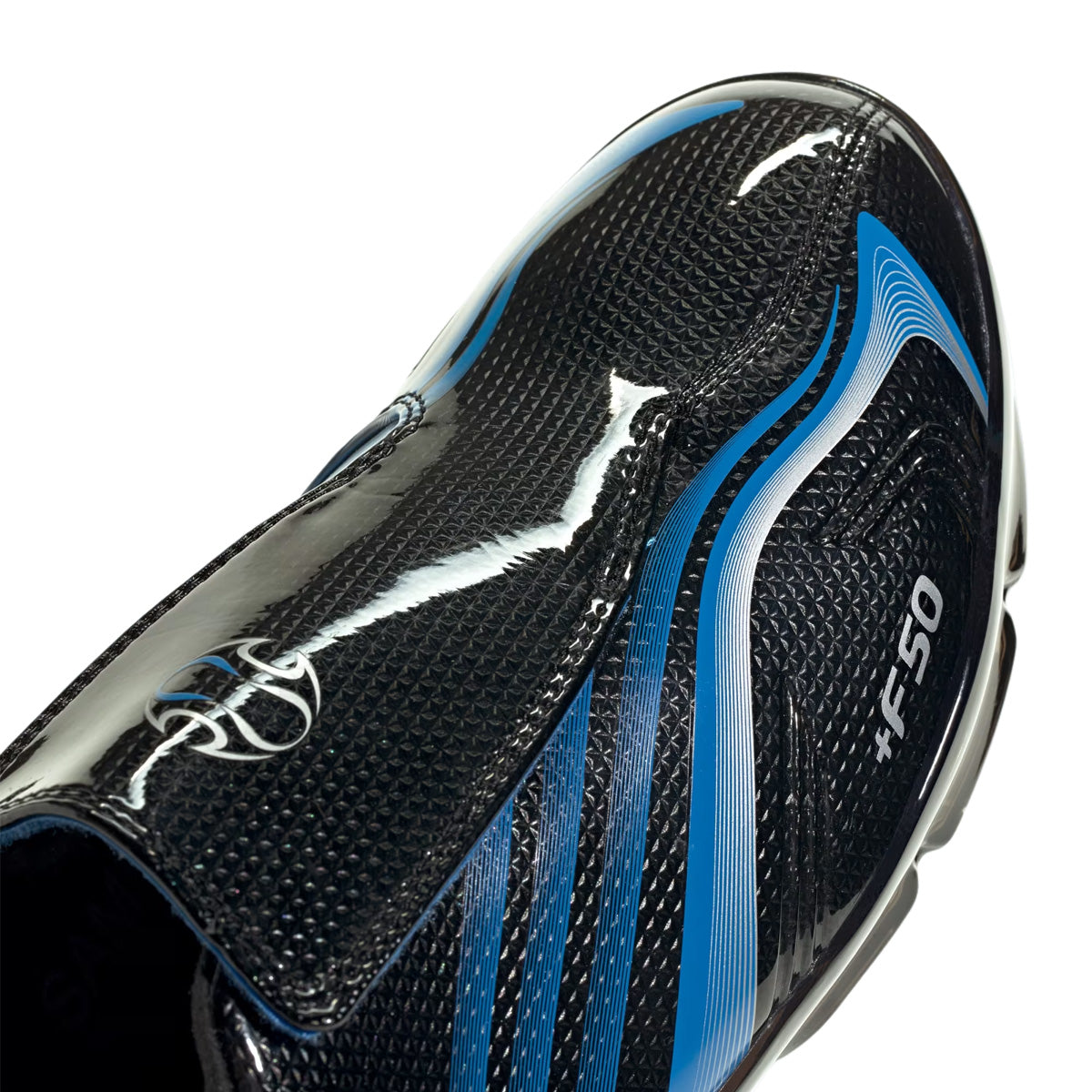 F50 Walkable Shoes 'Core Black / Lucid Ray Blue / Silver Metallic'