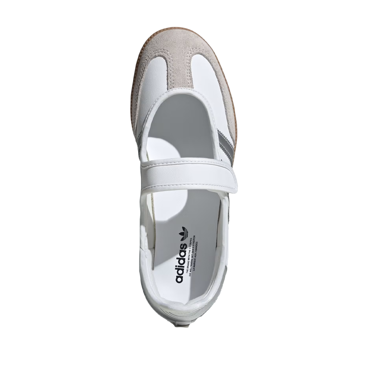 Wmns Samba Jane 'Cloud White / Silver Metallic / Gum'