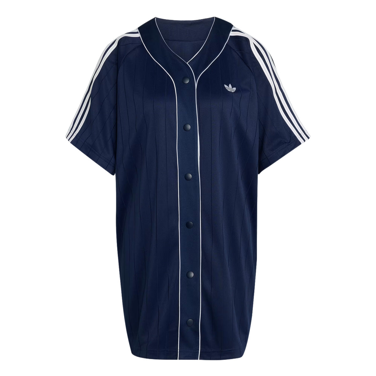 Wmns PINSTRIPE DRESS 'Night Indigo/White/Grey Two'